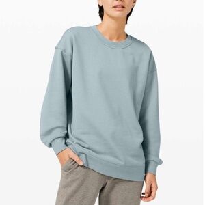Lululemon Perfectly Oversized Crew Blue Cast